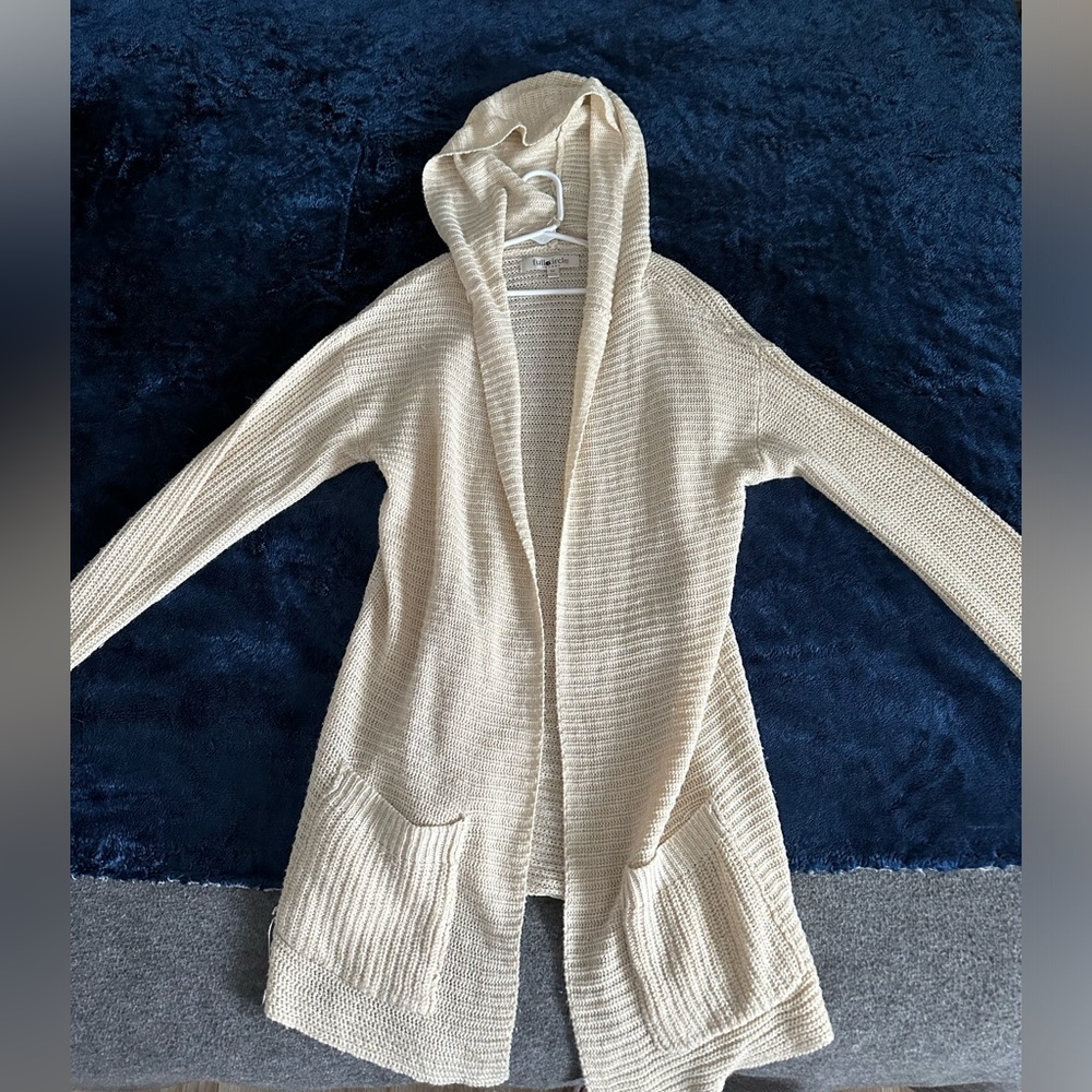 Full circle cardigan.